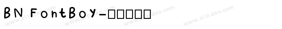 BN FontBoy字体转换